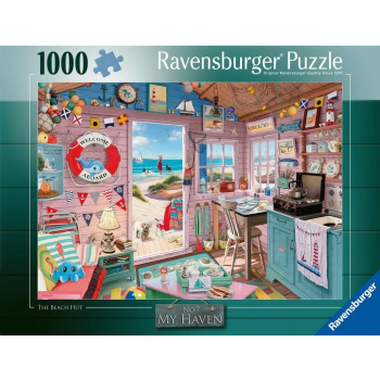 Puzzle 1000 Chatka na plaży